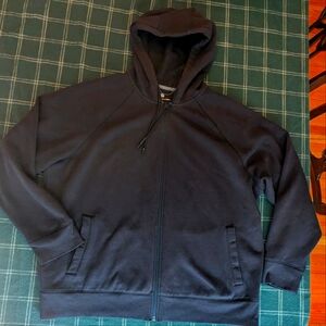 All In MOTION - Full-Zip Men's Hoodie - Black - XXL